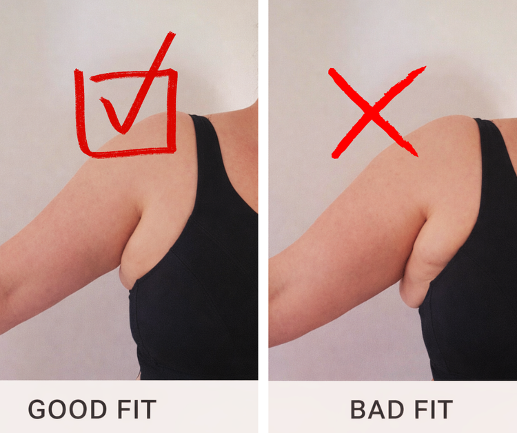 Armpit Spillage in Sports Bras | What’s Normal vs Poor Fit – SportsBra