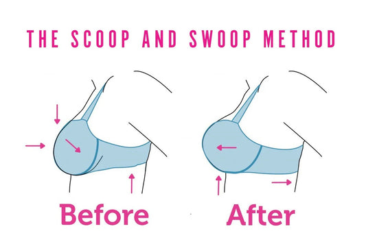 Scoop & Swoop when putting on a bra