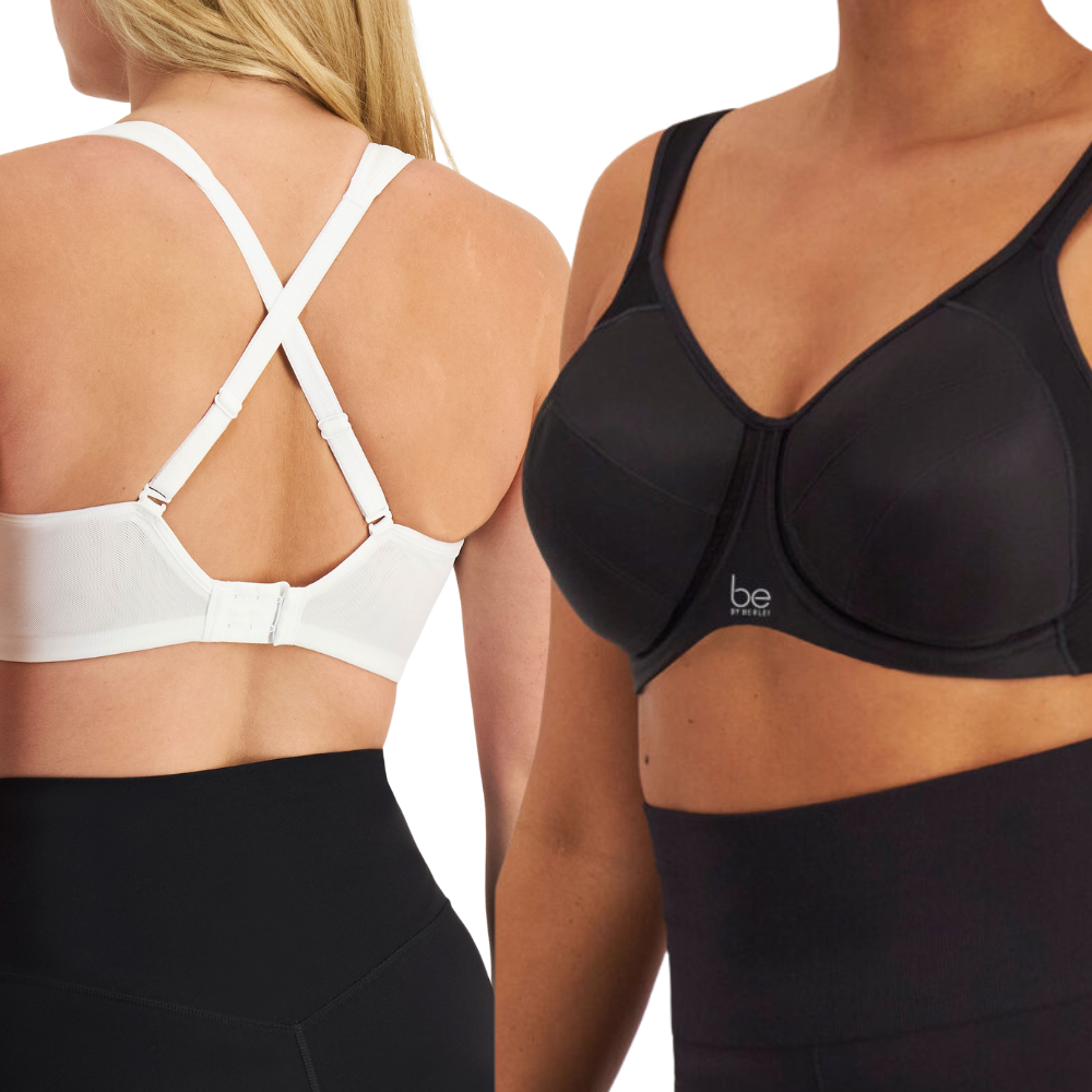 Two active women wearing Berlei Bras showing front & back