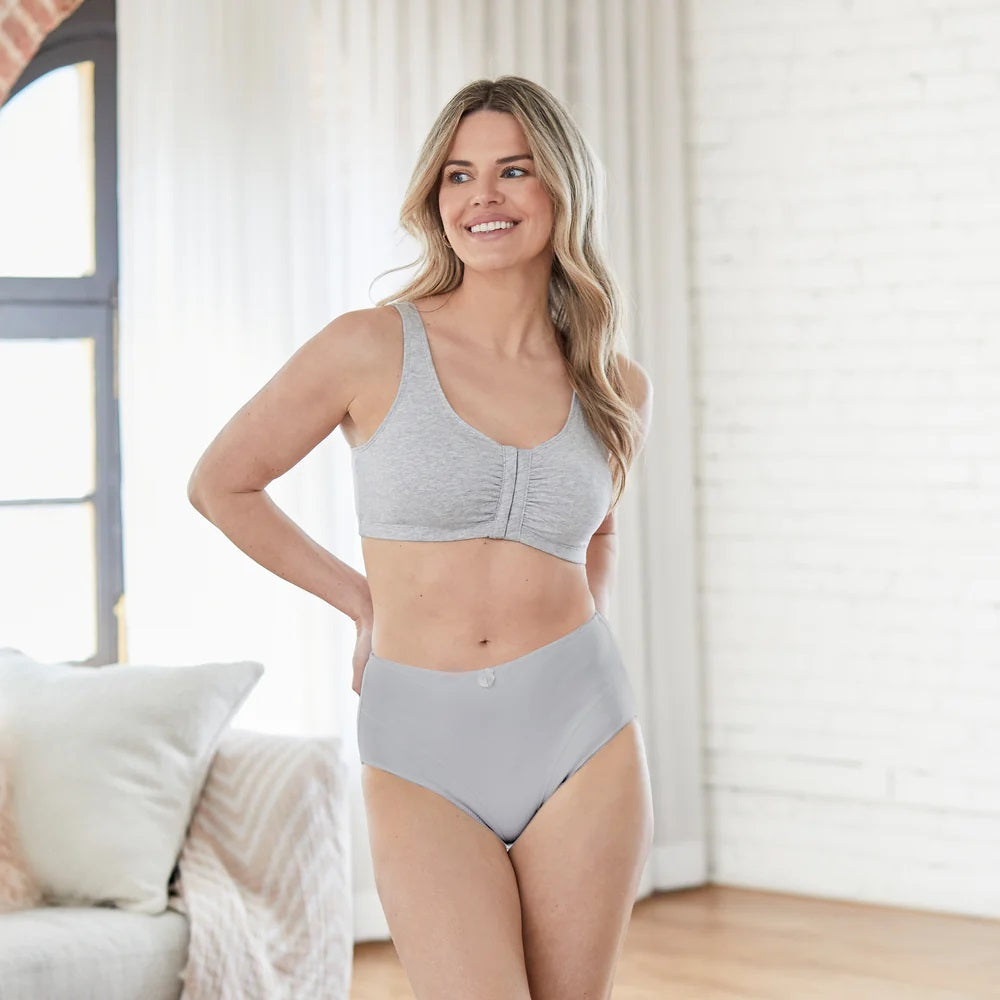 Bestform Front Close Wirefree Cotton Bra