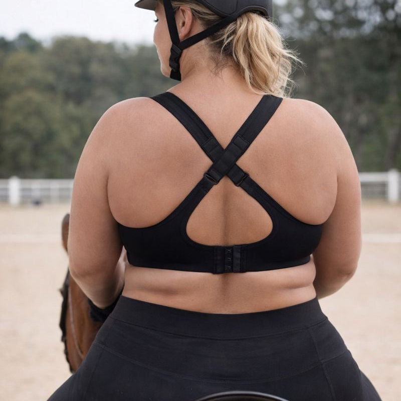 Simone underwire sports bra for horse riding