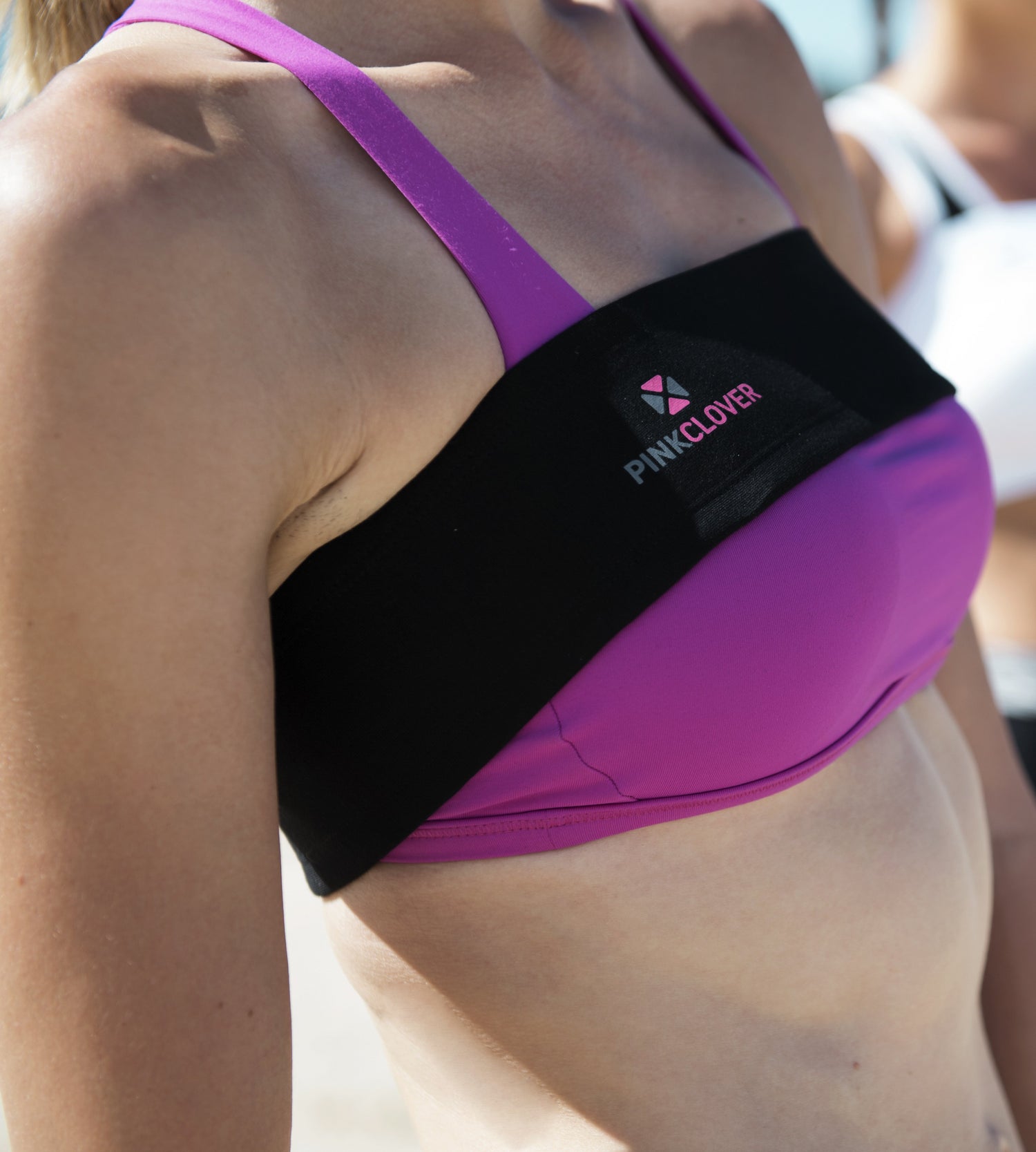 PINKCLOVER High-Impact Breast Support Band No-Bounce Adjustable
