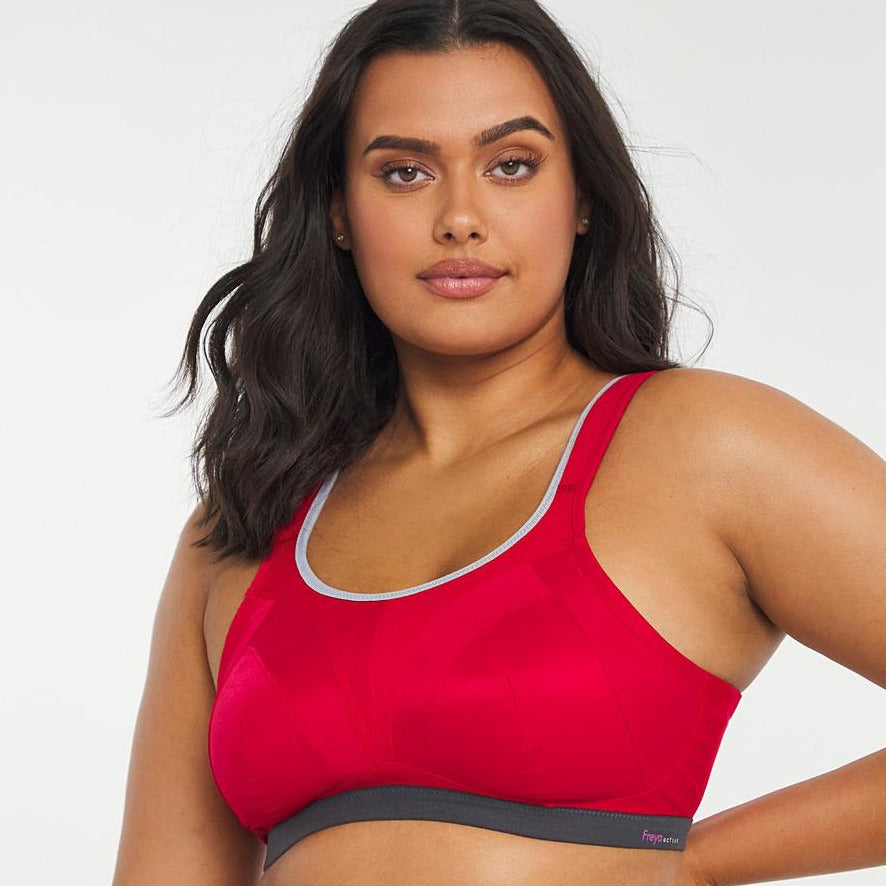 Dynamic Jet Soft Cup Crop Top Sports Bra from Freya